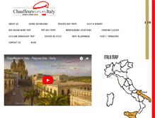Tablet Screenshot of chauffeurs-italy.com